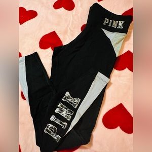 ✨SOLD✨PINK Bling Leggings